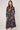 Teal and Chestnut Floral Print Maxi Shirt Dress