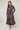 Teal and Chestnut Floral Print Maxi Shirt Dress