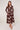 Chocolate and Cream Magnolia Print Maxi Shirt Dress