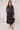 Black and Ivory Contour Print Maxi Shirt Dress