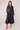 Black and Ivory Contour Print Maxi Shirt Dress