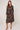 Caramel Modern Patchwork Geo Print Midi Shirt Dress