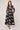 Black and Taupe Magnolia Print Maxi Shirt Dress