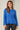 Blue Scallop Textured Knit Jumper