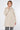 Beige Hooded Drawstring Parka