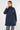 Navy Hooded Drawstring Parka