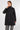 Black Hooded Drawstring Parka