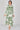 Green Palm Print Belted Maxi Shirt Dress