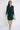 Emerald Button-Front Mini Shirt Dress