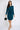 Teal Button-Front Mini Shirt Dress