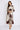 Burgundy and Cream Baroque Print Pleated Skirt Maxi Dress
