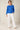 Blue Scallop Textured Knit Jumper