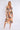 Orange and Green Pattern Print Midi Shirt Dress