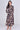 Charcoal and Mocha Floral Belted Midaxi Shirt Dress