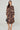 Brown Leopard Smudge Print Midi Shirt Dress
