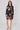 Caramel Marble Effect Print Shirt Dress