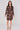 Mocha Leopard Print Belted Shirt Dress