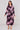 Plum Ombre Tie Dye Belted Midaxi Shirt Dress