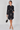 Love Sunshine Black Botanical Leaf Print Belted Shirt Dress Brunch Dress Casual Dress Dress with Pockets Dresses Everyday Dress Long Sleeve Dress LS-5026 Workwear Dress
