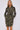 Khaki Leopard Print Mini Shirt Dress