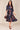 Love Sunshine Navy Vintage Floral Print Belted Midi Shirt Dress Brunch Dress Casual Dress Dress with Pockets Dresses Everyday Dress LS-2045 Workwear Dress
