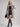 Black & Beige Abstract Zebra Print Longline Coatigan