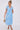 Love Sunshine Blue Floral Print Wrapped Midi Dress Brunch Dress Dress with Pockets Everyday Dress Garden Party Dress Holiday Dress LS-2118 Short Sleeve Dress Summer Dress Tea Dress Wedding Guest Dress