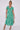 Love Sunshine Green Floral Print Wrapped Midi Dress Brunch Dress Dress with Pockets Everyday Dress Garden Party Dress Holiday Dress LS-2118 Short Sleeve Dress Summer Dress Tea Dress Wedding Guest Dress