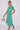 Love Sunshine Green Floral Print Wrapped Midi Dress Brunch Dress Dress with Pockets Everyday Dress Garden Party Dress Holiday Dress LS-2118 Short Sleeve Dress Summer Dress Tea Dress Wedding Guest Dress