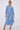 Love Sunshine Blue Paisley Print Bamboo Textured Smock Midi Dress DB Dress with Pockets Everyday Dress Garden Party Dress Holiday Dress Long Sleeve Dress LS-2428 Summer Dress