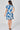 Love Sunshine Blue Floral Print Short Sleeve Flared Mini Dress Casual Dress Dresses Everyday Dress Garden Party Dress Holiday Dress LS-2339 Short Sleeve Dress Summer Dress