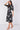 Love Sunshine Black & Ivory Rose Print Belted Midi Shirt Dress Brunch Dress Casual Dress Dress with Pockets Dresses Everyday Dress LS-2045 Workwear Dress
