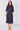Navy Utility Belted Midi Shirt Dress