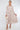 Cream and Blush Vintage Floral Print Maxi Shirt Dress