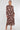 Chocolate and Blush Floral Print Maxi Shirt Dress