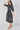 Love Sunshine Black and White Abstract Line Print Belted Midi Shirt Dress Brunch Dress Casual Dress Dress with Pockets Dresses Everyday Dress LS-2045 Workwear Dress