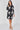 Love Sunshine Black Ivory Bouquet Print Belted Shirt Dress Brunch Dress Casual Dress Dress with Pockets Dresses Everyday Dress Long Sleeve Dress LS-5026 Workwear Dress