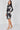Love Sunshine Black Ivory Bouquet Print Belted Shirt Dress Brunch Dress Casual Dress Dress with Pockets Dresses Everyday Dress Long Sleeve Dress LS-5026 Workwear Dress