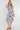 Lilac Botanical Leaf Print Tiered Midi Shirt Dress