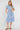 Cornflower Blue Floral Print Midi Shirt Dress