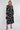 Black Floral Print Maxi Shirt Dress