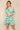 Love Sunshine Green Yellow Paisley Print Bardot Mini Dress LS-1700