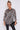 Love Sunshine Black Paisley Print Layer Satin Oversized Shirt LS-5003