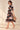 Love Sunshine Brown Abstract Brushstroke Print Belted Midi Shirt Dress Brunch Dress Casual Dress Dress with Pockets Dresses Everyday Dress LS-2045 Workwear Dress