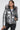 Love Sunshine Metalic Grey Puffer Coat with Faux Fur on Hood LS-9030