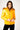 Love Sunshine Wet Look Padded Jacket with Faux Fur Hood in Shiny Mustard LS-6042