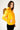 Love Sunshine Wet Look Padded Jacket with Faux Fur Hood in Shiny Mustard LS-6042