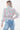 Love Sunshine White Floral Print Shirred Waist Cropped Top Brunch Casual Everyday Garden Party LS-9088 Workwear