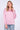Pink Brushed Satin Oversized Shirt