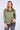 Sage Green Satin Oversized Shirt